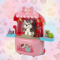 Дитячий ігровий набір Грумінг-салон у валізі на колесах з м'яким песиком та аксесуарами